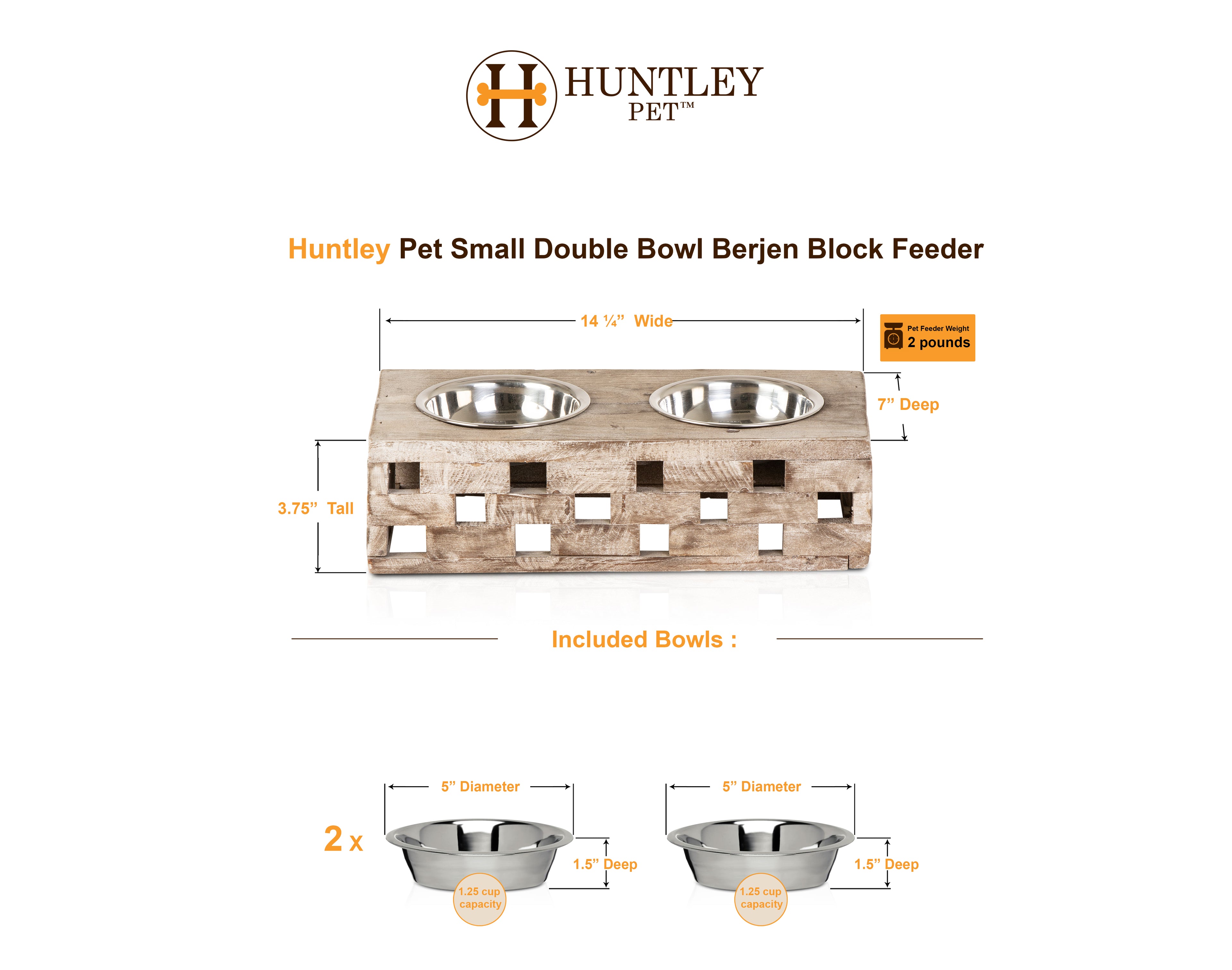 Huntley Pet Berjen Block Feeder, Small | 02144