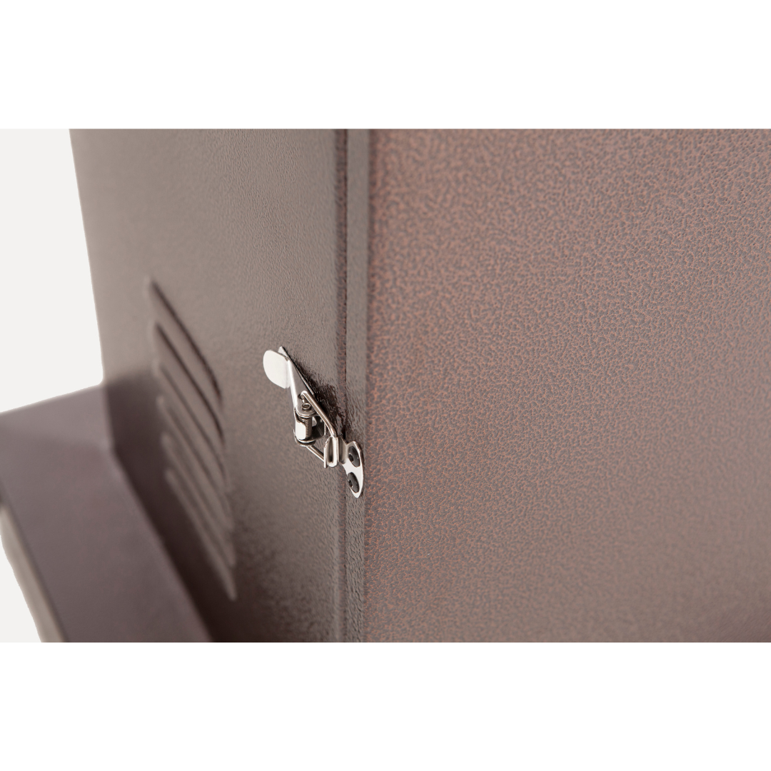 Hammered Bronze Finish Square Flame Patio Heater | 62224