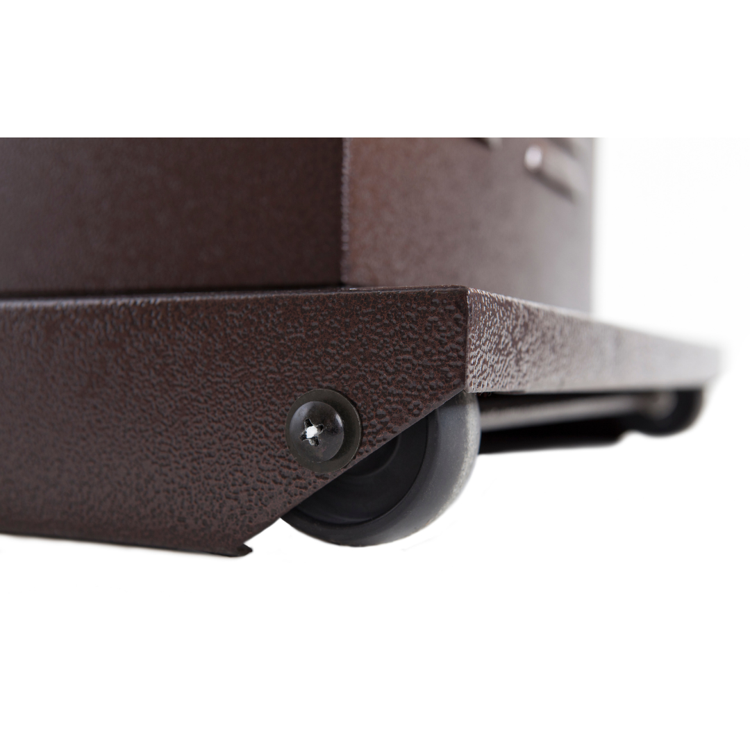 Hammered Bronze Finish Square Flame Patio Heater | 62224