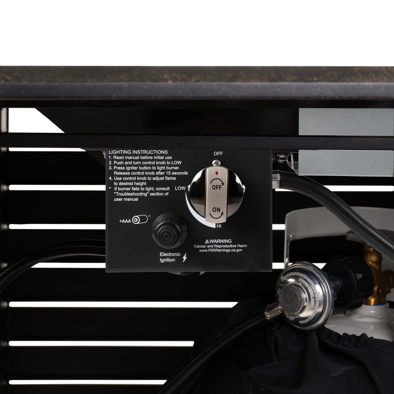 Longmont Aluminum Rectangular LPG Fire Pit | 61898