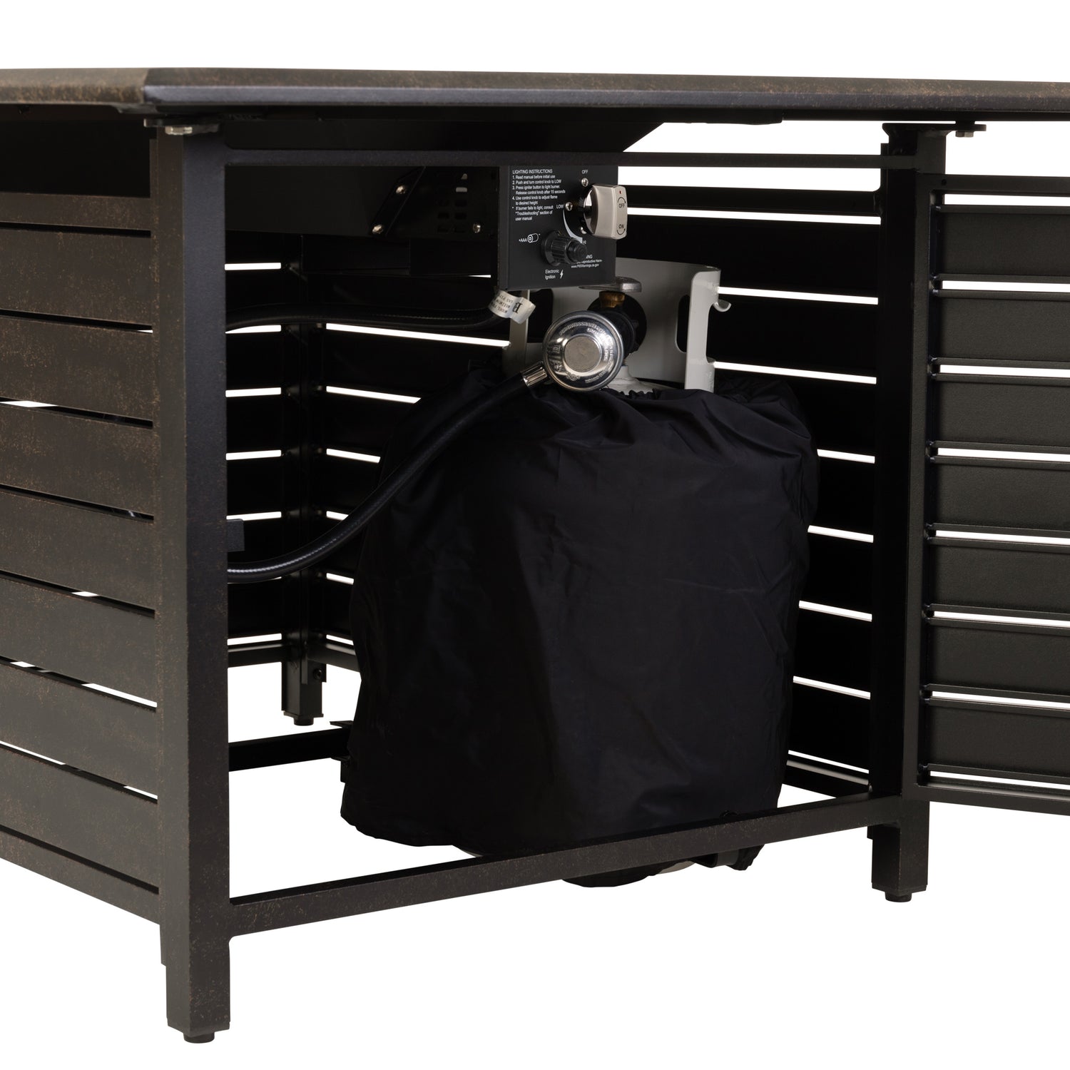 Longmont Aluminum Rectangular LPG Fire Pit | 61898