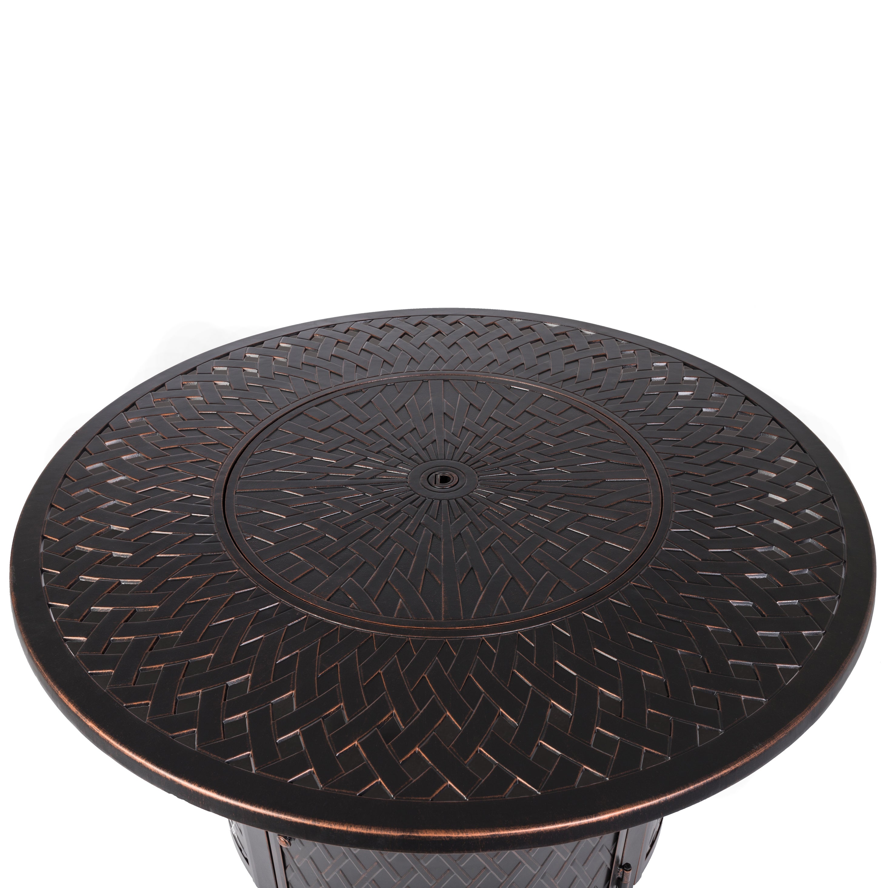 Verona Aluminum Round LPG Fire Pit | 62695