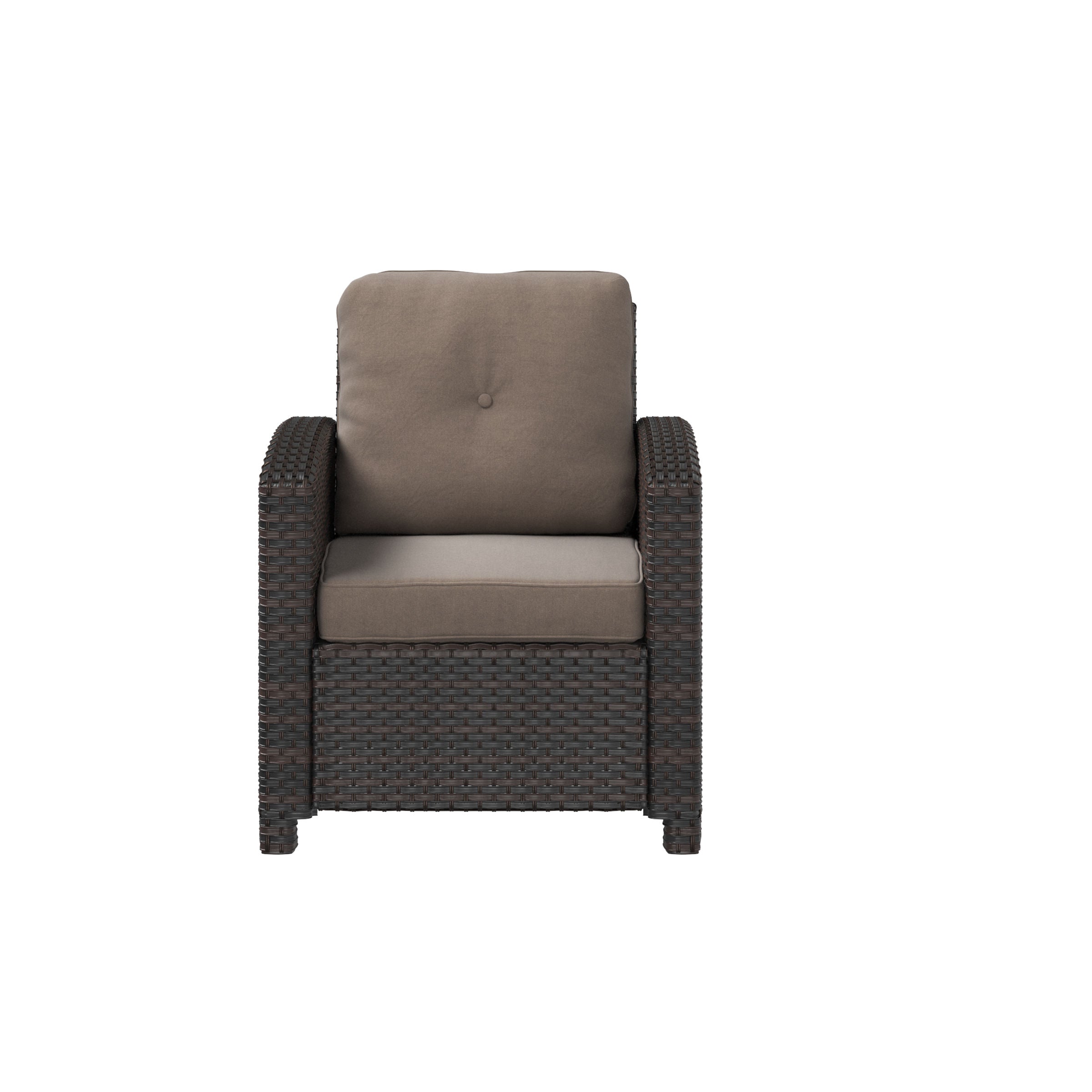 Miles Club Chair in Mocha Wicker | 63361