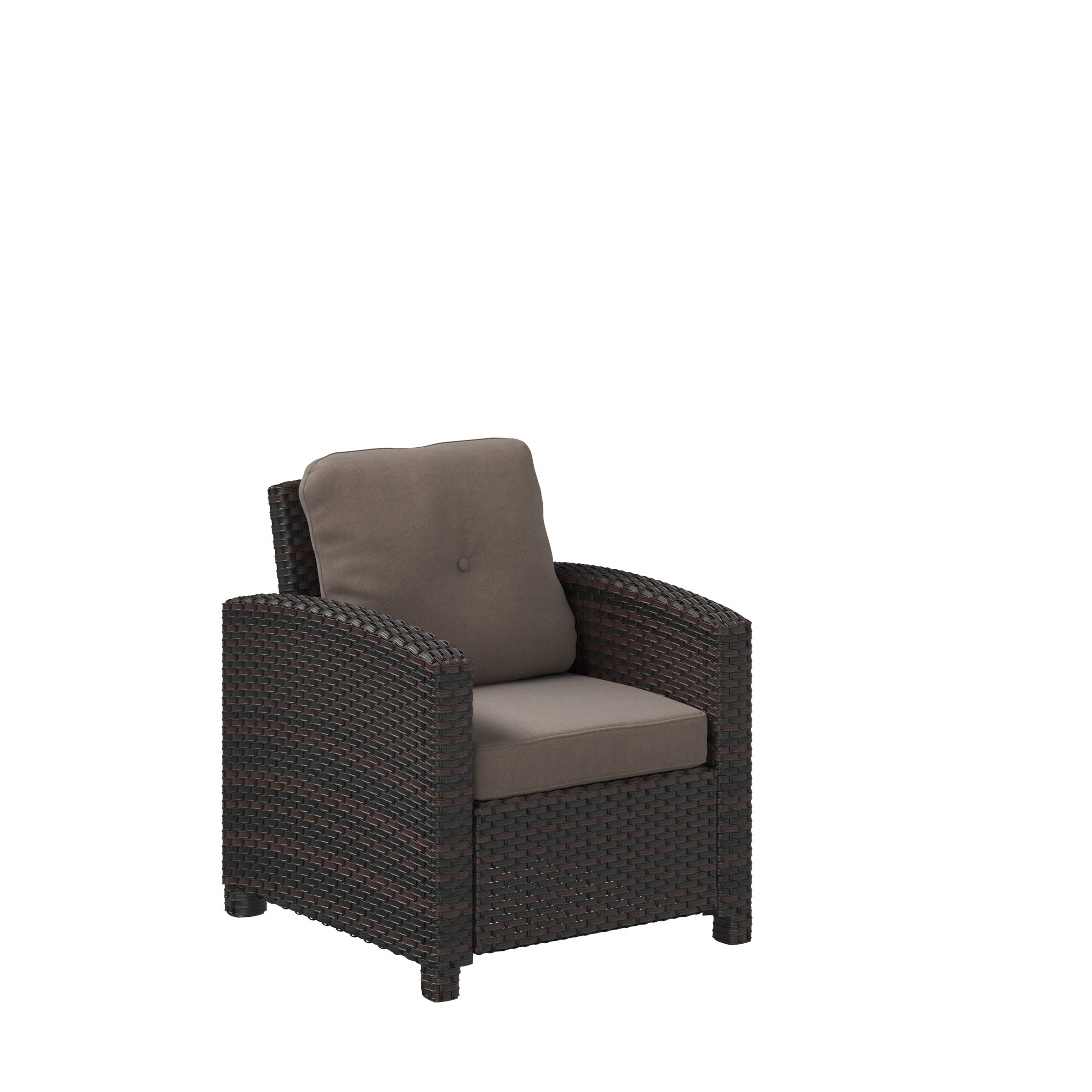 Miles Club Chair in Mocha Wicker | 63361