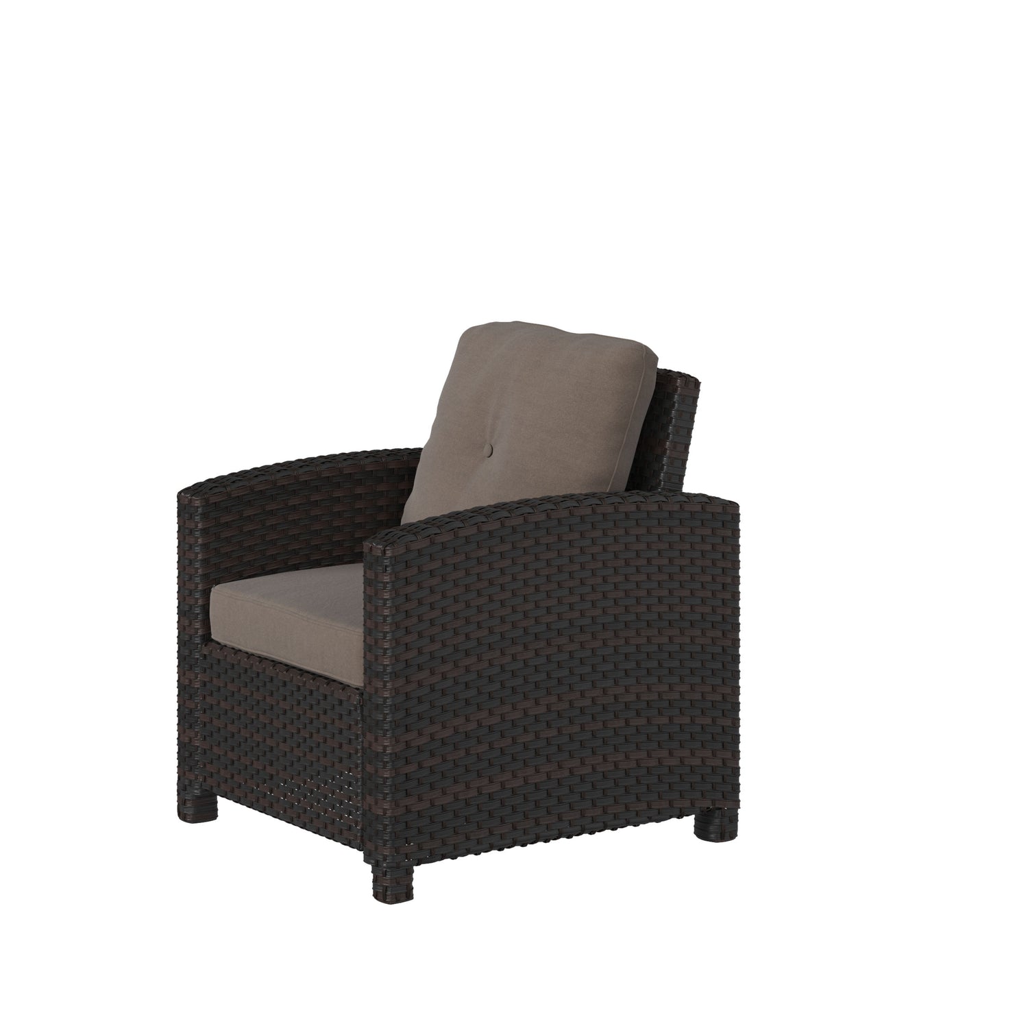 Miles Club Chair in Mocha Wicker | 63361