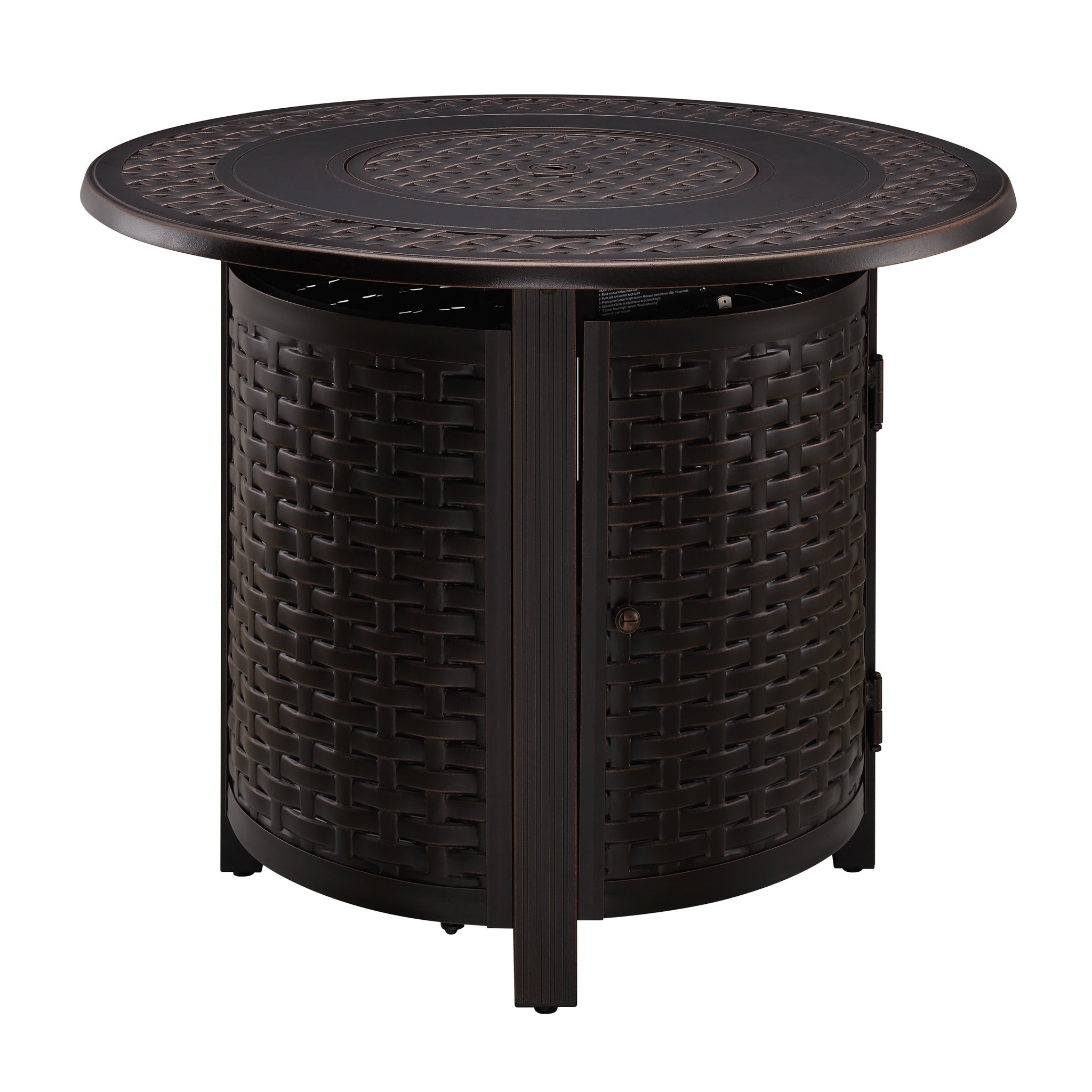 Hendricks Aluminum 34" Round LPG Fire Pit | 63686