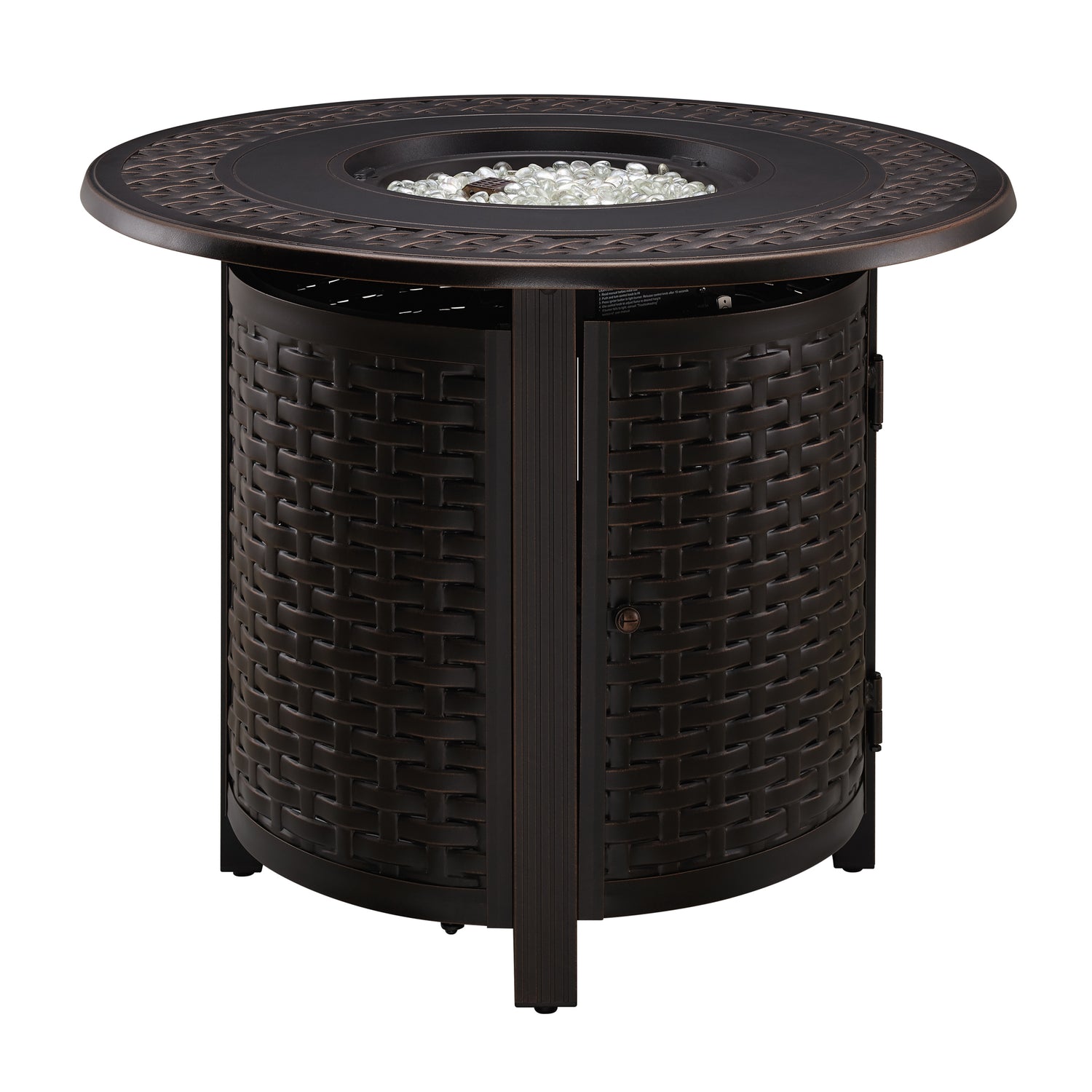 Hendricks Aluminum 34" Round LPG Fire Pit | 63686