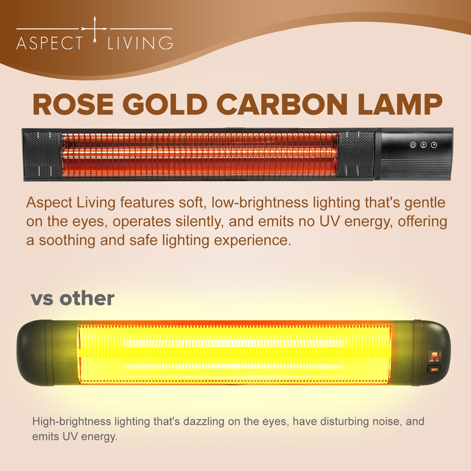 Outdoor Heater for Patio Electric, Infrared Heater, Electric Heaters for Outdoor/Indoor use, 24H Timer 1500W 3 Settings Powder Coated Steel Tip over Protection System