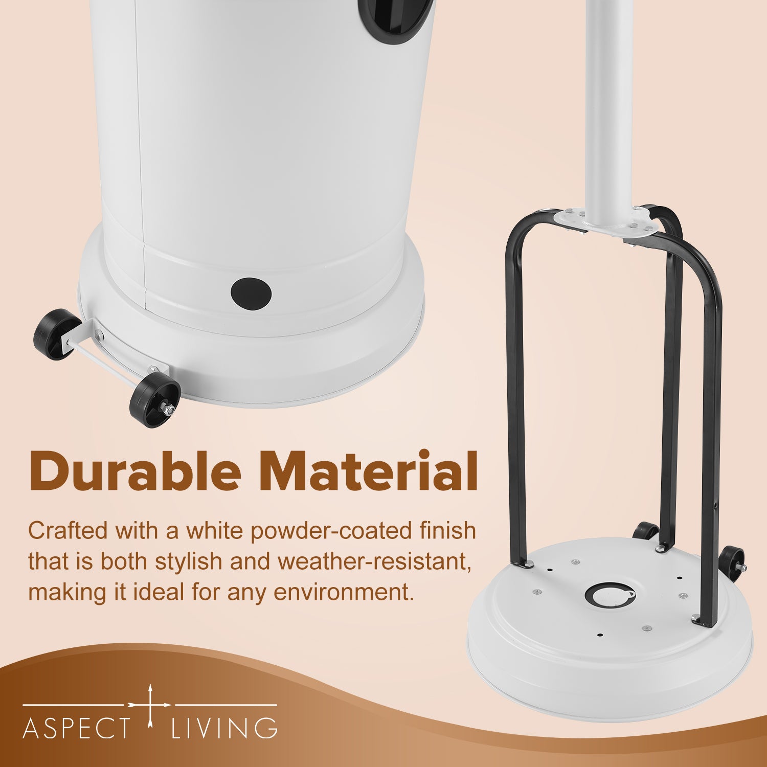 Matte White Finish Patio Heater | 67132