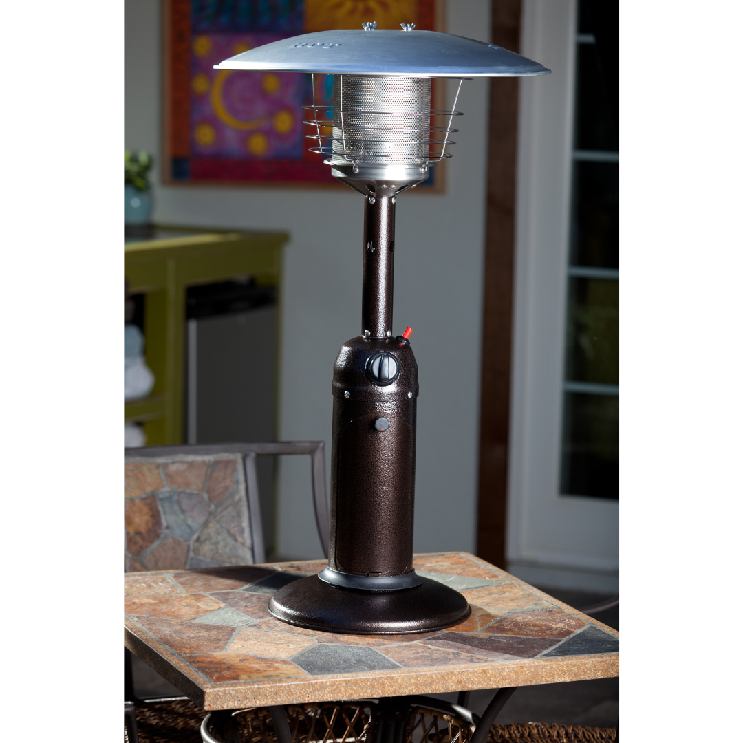 Hammered Bronze Finish Table Top Patio Heater | 61322