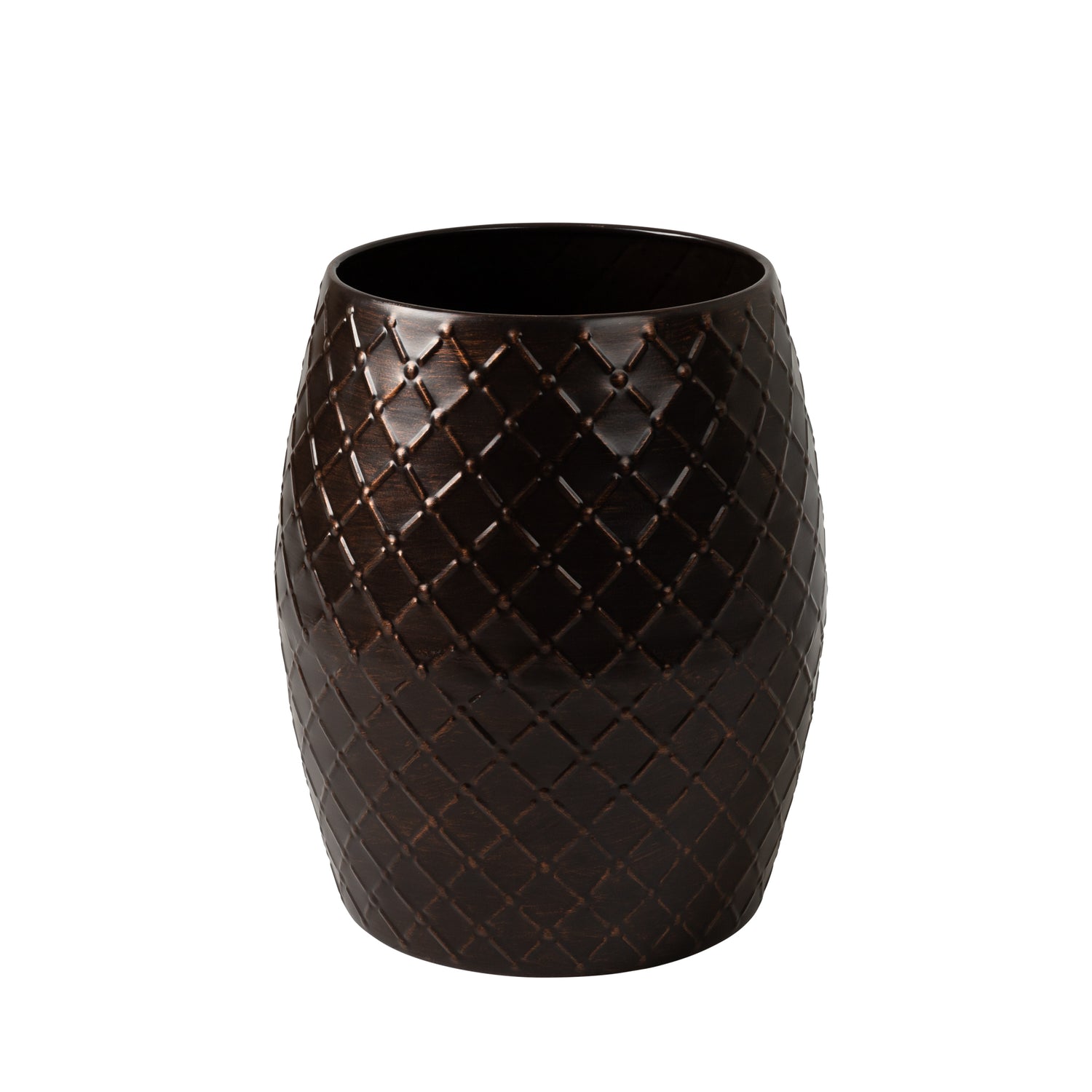 Braga Metal Stool-Table-Container in Antique Bronze Finish | 63261