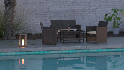Ashville Wicker Patio Set | 63742