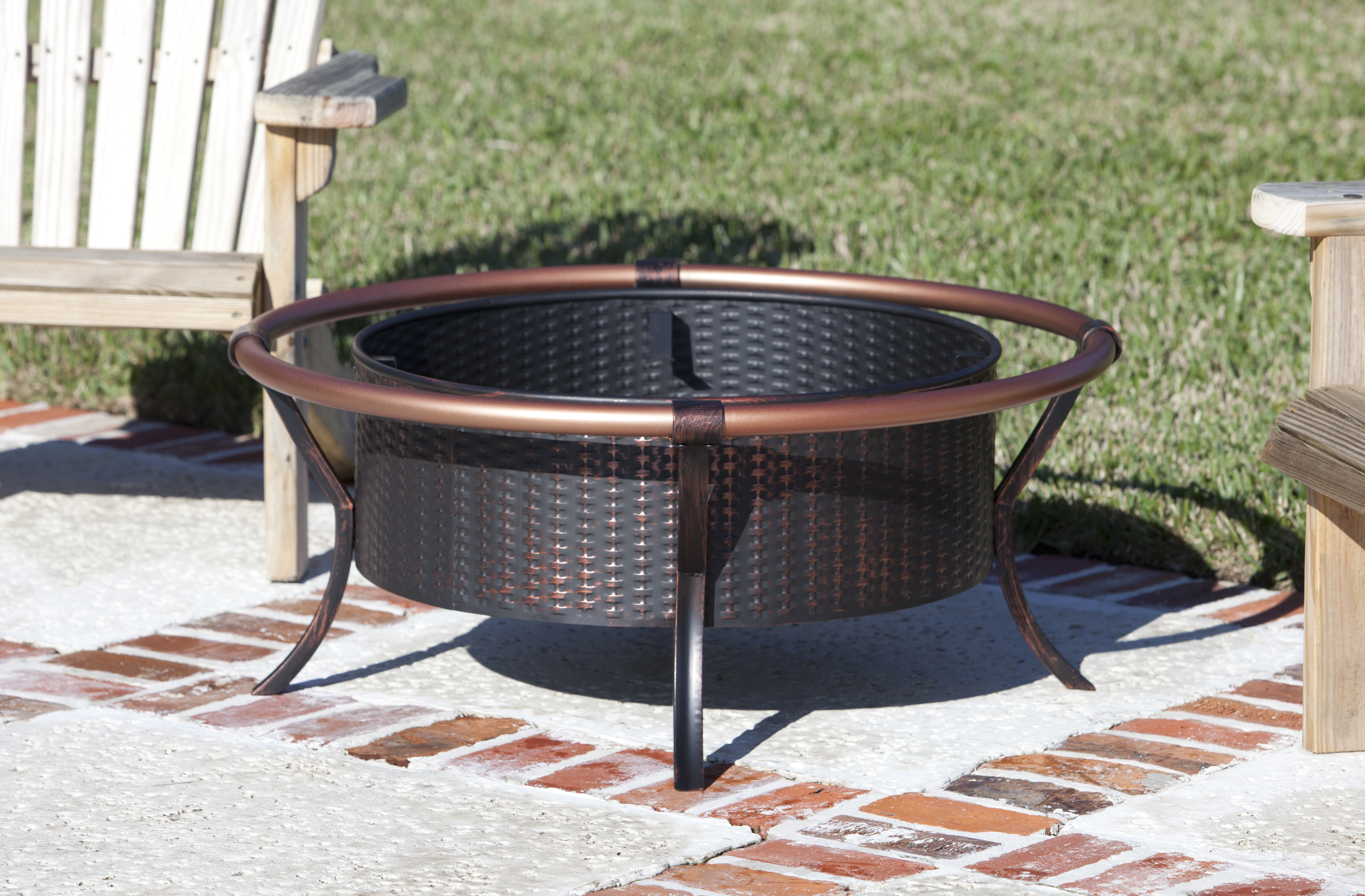 Fire pits at buc ees - ðŸ§¡ Cast Stone Wood Fire Pit Yard and landscaping Wo....